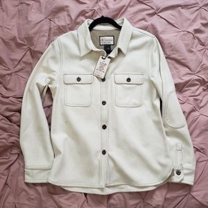 🇨🇦 Red Canoe Rustic Wool Button-up